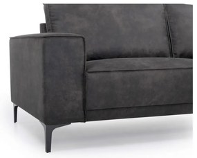 Тъмносив диван от изкуствена кожа 164 см Copenhagen - Scandic