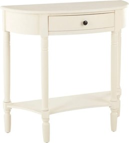 Бяла конзолна маса от масивен бор 33x81 cm Heritage – Premier Housewares