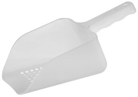 Horecano - Поликарбонатна лопатка перфорирана 1,2л 19,5x12xh9см бяла (GISHP-03) (GISPH-03)