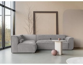 Светлосив ъглов диван (ляв ъгъл) Flex Felix – Miuform