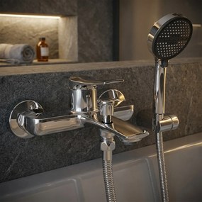 Смесител за вана PREMIUM REA Vision Chrome