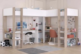 Многофункционален ъгъл Двуетажно легло Alex