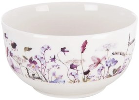 Бяла/лилава порцеланова купичка за супа 500 ml Louka – Orion
