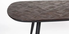 Трапезна маса от масивно тиково дърво 90x180 cm Webster – White Label