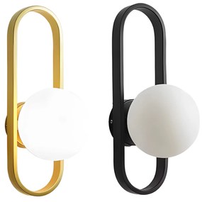 Аплик APP1756-1W BRUSH GOLD WHITE