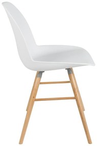 Бели трапезни столове в комплект от 2 броя Albert - Zuiver