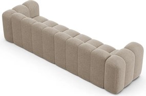 Бежов шенилов диван 290 cm Lupine – Micadoni