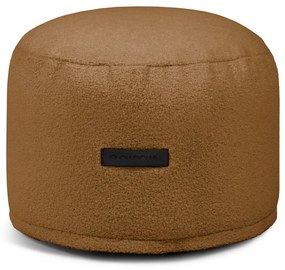 Кафяв пуф от букле Mini – SLOWDOWN