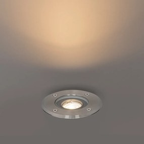 Модерен външен прожектор за земя стомана 35 мм регулируем IP65 - Delux