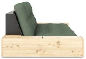 Зелен разтегателен диван 244 cm Base – Karup Design