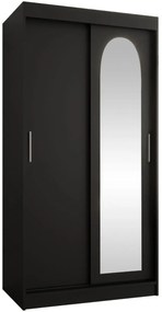 Гардероб Selfie 100 плъзгащ-Черно