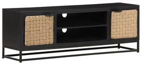 323496 vidaXL ТВ шкаф, 120x30x40 см, мангово дърво масив