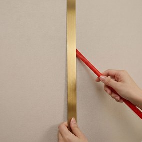 Самозалепваща декоративна лайсна Rea P14454CA 3,8cm Brush Gold