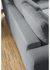Сив ъглов разтегателен диван (променлив) Homely Tommy - Miuform