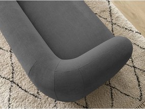 Тъмносив шенилов диван 160 cm Celine – Bobochic Paris