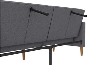 Сив сгъваем диван 82 cm Lilly – Støraa