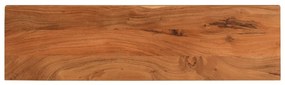370896 vidaXL Плот за маса, 100x30x2,5 см, правоъгълен, акация масив