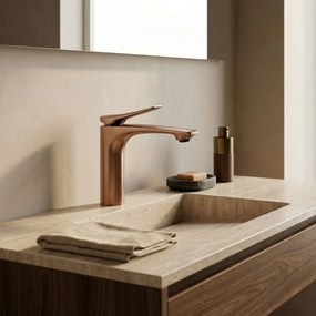 Смесител за мивка PREMIUM REA Vision Copper Brush Low