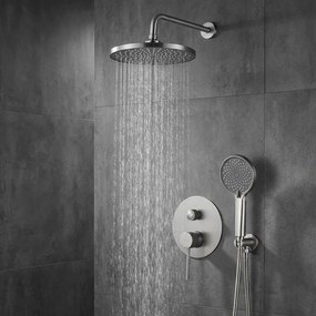 Душ система за вграждане Rea Lungo Stripe Nickel Brush