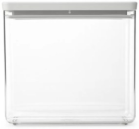 Кутия за съхранение Brabantia Tasty+ Stackable 1008876, 3.5 л, Силиконово уплътнение, Без BPA, Светлосив