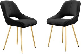 Стол Muz 1143 2pcs-Черен