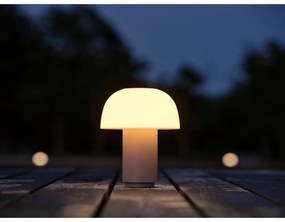 Сива алуминиева LED затъмняваща се настолна лампа (височина 22 cm) Harvest – Zone