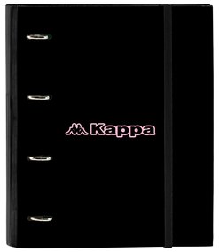 Папка с пръстени Kappa Silver pink Черен Розов 27 x 32 x 3.5 cm