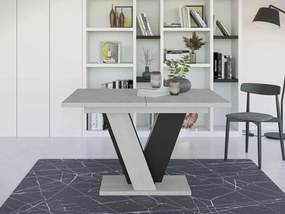 Маса Xao разтегателен -Сив-Черен