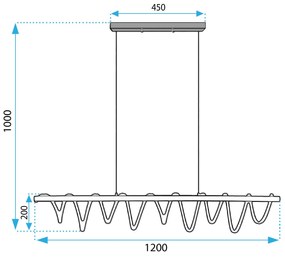 Плафон LED APP1288-CP