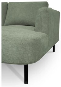 Зелен ъглов диван (ляв ъгъл/"U" форма) Hero – Scandic