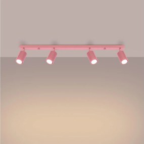 Brilagi - LED точково осветително тяло CRESTO 4xGU10/10W/230V розово