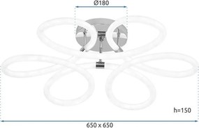 Лампа LED G023-C Gold