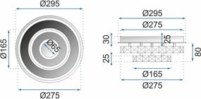 Плафон LED 20W APP412-C