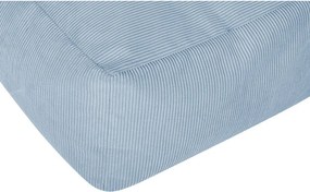 Светлосиня табуретка от рипсено кадифе Keno – noo.ma