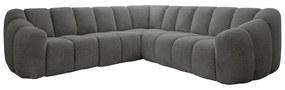 Сив ъглов диван Shell – Miuform