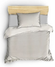 Кремаво памучно спално бельо от сатен за единично легло 140x200 cm Lilyum - Mijolnir