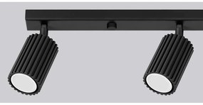 Черен прожектор 6,5x81 cm Gleam – Sollux