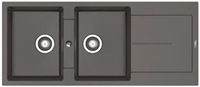 Кухненска мивка Pyramis Ithaka 2B 1D-сив