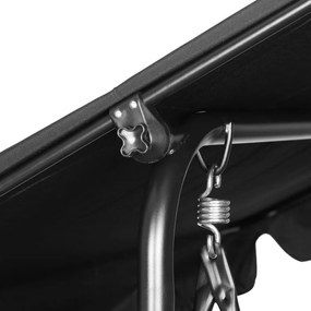 Градинска люлка за 3 лица с регулируем сенник