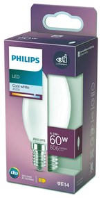 LED крушка Philips Vela y lustre E14 806 lm