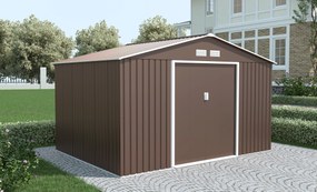 Градинска барака Aria XL цвят Кафява 340х383х210см