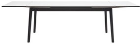 Черно-бяла сгъваема маса за хранене от дъб Hammel , 180 x 90 cm Single - Hammel Furniture