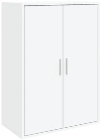 840485 vidaXL Сайдборд, бял, 60x31x84 см, инженерно дърво