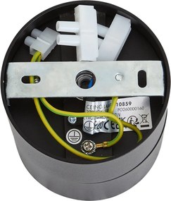 Модерен спот за повърхностен монтаж черен GU10 50мм Накланящ се - Echo