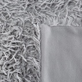 Пухкаво одеяло с подплата от полар - сиво Ширина: 130 см | Дължина: 170 см
