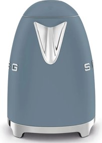 Електрическа кана SMEG KLF03SBMEU, 2400 W, 1.7 л, 360° основа, Матово покритие, Буреносно синьо
