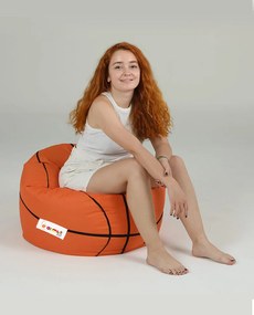 Градински пуф Basketball Kids Pouf, цвят Керемида