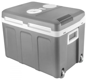 Електрическа хладилна чанта First Austria FA-5170-2-USB, 58W, 40 л, Клас F, 240/12V, USB, Вътрешна организация, Сив/бял