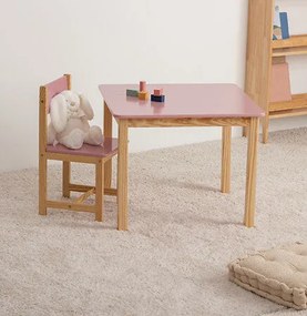 Детска маса atmosphera Classic, MDF, Розов