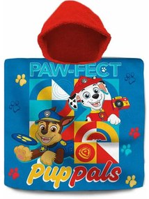 Хавлия пончо с качулка The Paw Patrol 60 x 120 cm